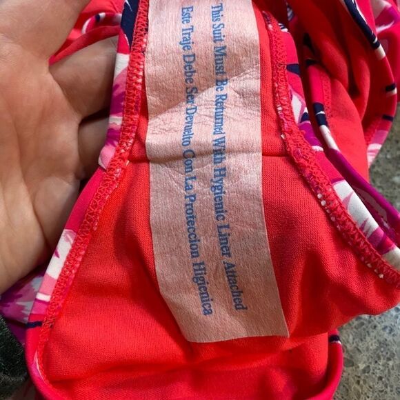 Xhilaration One Piece Lace Up Detail Swimsuit Sz S - Picture 4 of 5